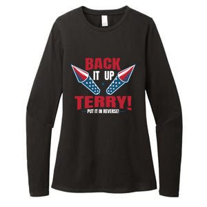 Back It Up Terry Put It In Reverse Fireworks 4th Of July Gift Womens CVC Long Sleeve Shirt