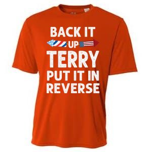 Back It Up Terry Put It In Reverse Funny 4th Of July Fourth Gift Cooling Performance Crew T-Shirt