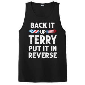 Back It Up Terry Put It In Reverse Funny 4th Of July Fourth Gift PosiCharge Competitor Tank