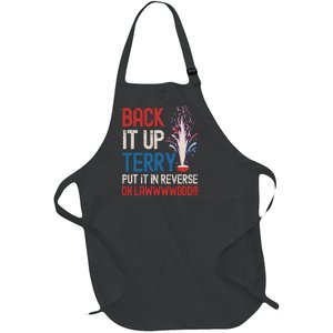 Back It Up Terry 4th Of July Funny Back It Up Terry Full-Length Apron With Pockets