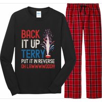 Back It Up Terry 4th Of July Funny Back It Up Terry Long Sleeve Pajama Set