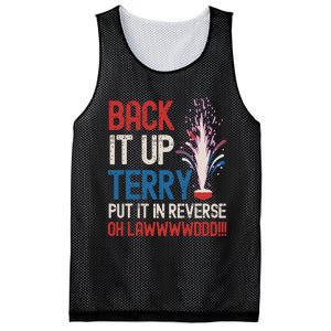 Back It Up Terry 4th Of July Funny Back It Up Terry Mesh Reversible Basketball Jersey Tank