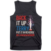 Back It Up Terry 4th Of July Funny Back It Up Terry Tank Top