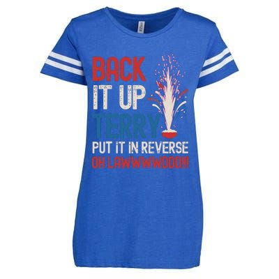 Back It Up Terry 4th Of July Funny Back It Up Terry Enza Ladies Jersey Football T-Shirt