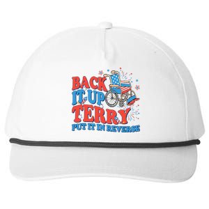 Back It Up Terry Put It In Reverse 4th Of July Fireworks Snapback Five-Panel Rope Hat