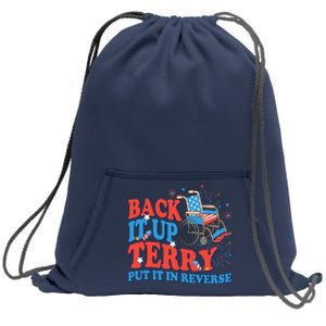 Back It Up Terry Put It In Reverse 4th Of July Fireworks Sweatshirt Cinch Pack Bag