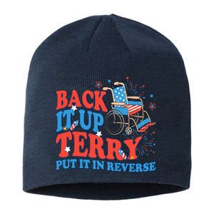 Back It Up Terry Put It In Reverse 4th Of July Fireworks Sustainable Beanie