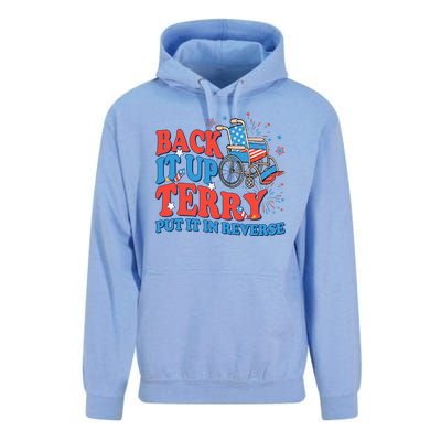 Back It Up Terry Put It In Reverse 4th Of July Fireworks Unisex Surf Hoodie