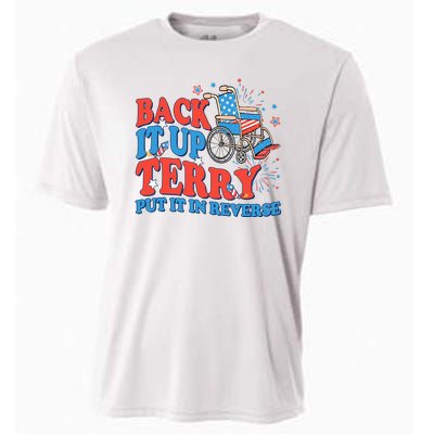 Back It Up Terry Put It In Reverse 4th Of July Fireworks Cooling Performance Crew T-Shirt