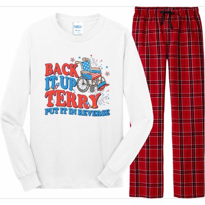 Back It Up Terry Put It In Reverse 4th Of July Fireworks Long Sleeve Pajama Set