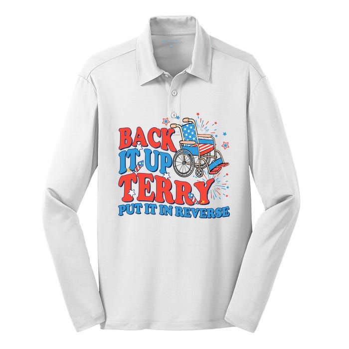 Back It Up Terry Put It In Reverse 4th Of July Fireworks Silk Touch Performance Long Sleeve Polo