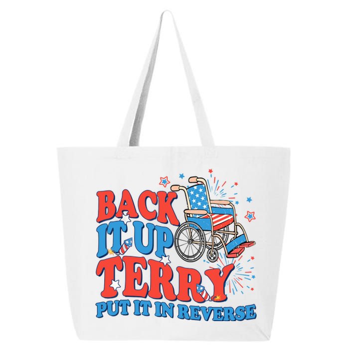 Back It Up Terry Put It In Reverse 4th Of July Fireworks 25L Jumbo Tote