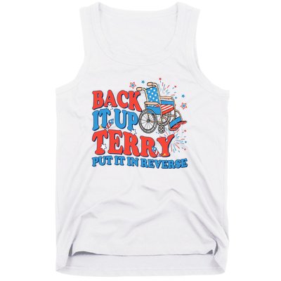 Back It Up Terry Put It In Reverse 4th Of July Fireworks Tank Top