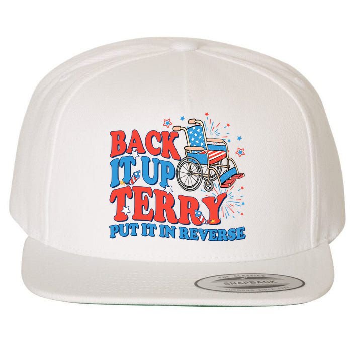 Back It Up Terry Put It In Reverse 4th Of July Fireworks Wool Snapback Cap