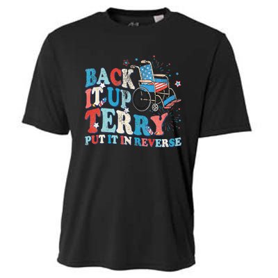 Back It Up Terry Put It In Reverse 4th Of July Fireworks Cooling Performance Crew T-Shirt