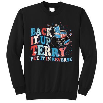 Back It Up Terry Put It In Reverse 4th Of July Fireworks Sweatshirt