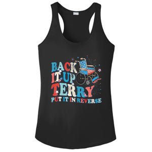 Back It Up Terry Put It In Reverse 4th Of July Fireworks Ladies PosiCharge Competitor Racerback Tank