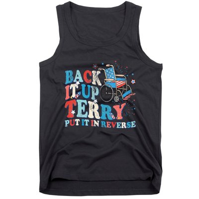 Back It Up Terry Put It In Reverse 4th Of July Fireworks Tank Top