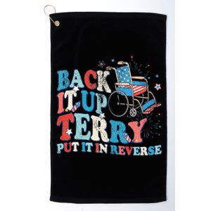 Back It Up Terry Put It In Reverse 4th Of July Fireworks Platinum Collection Golf Towel