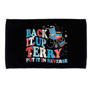 Back It Up Terry Put It In Reverse 4th Of July Fireworks Microfiber Hand Towel