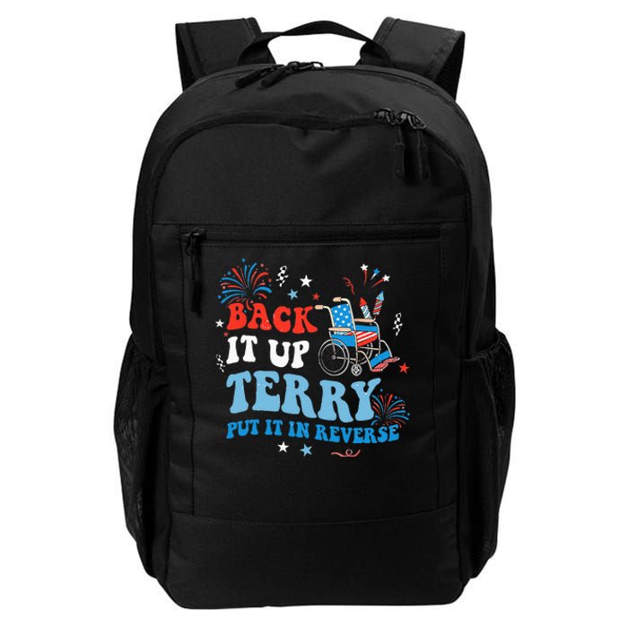 Back It Up Terry Put It In Reverse 4th Of July Daily Commute Backpack