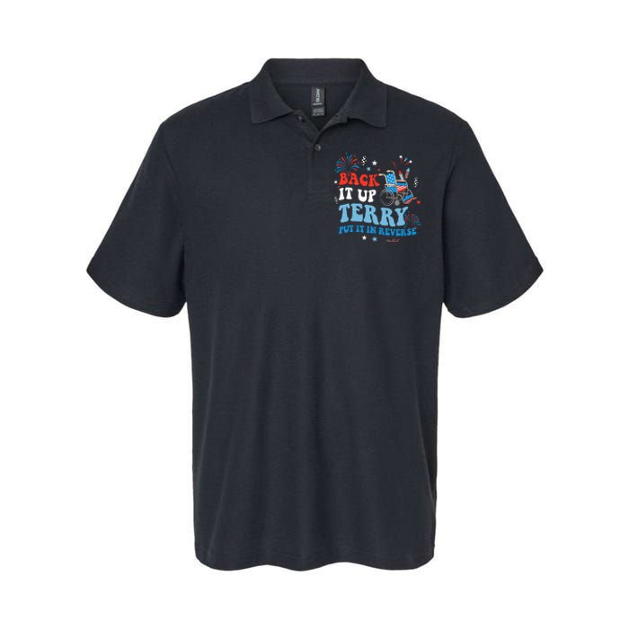 Back It Up Terry Put It In Reverse 4th Of July Softstyle Adult Sport Polo