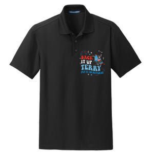 Back It Up Terry Put It In Reverse 4th Of July Dry Zone Grid Polo