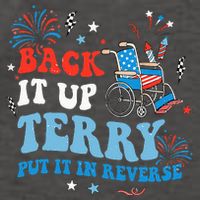Back It Up Terry Put It In Reverse 4th Of July Vector Backpack