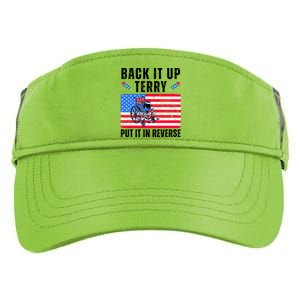 Back It Up Terry Put It In Reverse 4th Of July Usa Adult Drive Performance Visor