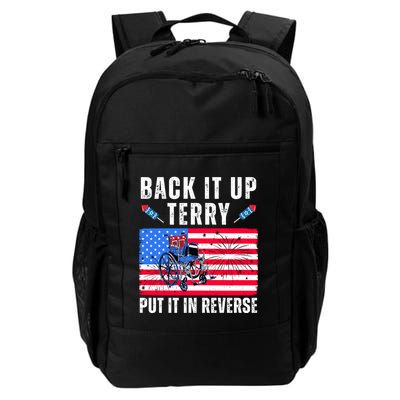 Back It Up Terry Put It In Reverse 4th Of July Usa Daily Commute Backpack