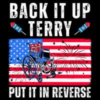 Back It Up Terry Put It In Reverse 4th Of July Usa Backpack