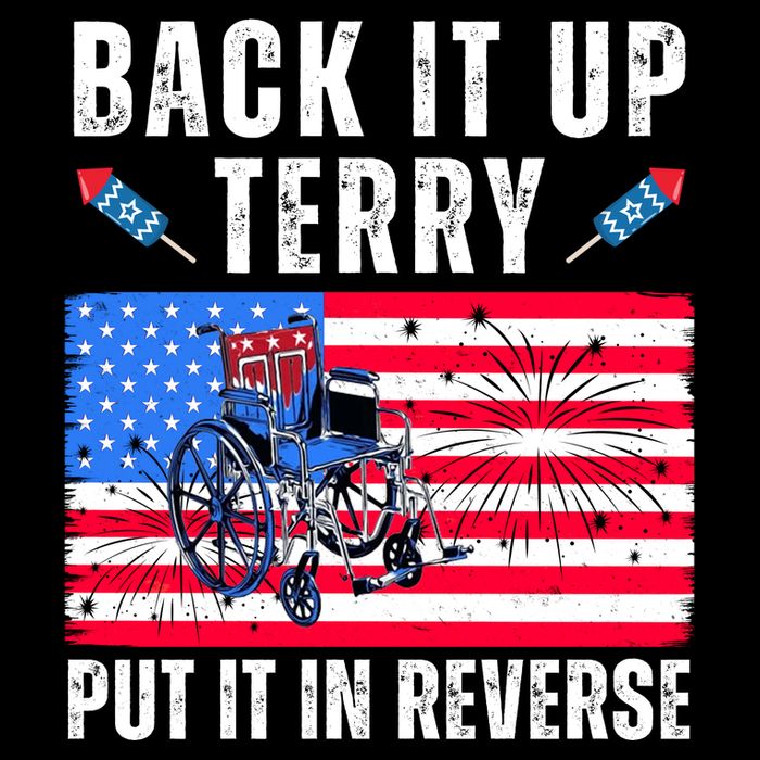 Back It Up Terry Put It In Reverse 4th Of July Usa Backpack