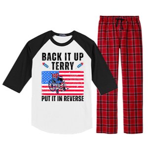 Back It Up Terry Put It In Reverse 4th Of July Usa Raglan Sleeve Pajama Set