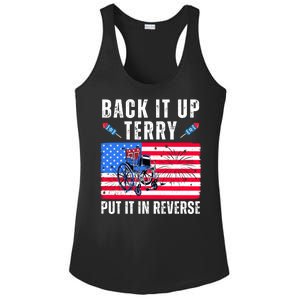 Back It Up Terry Put It In Reverse 4th Of July Usa Ladies PosiCharge Competitor Racerback Tank