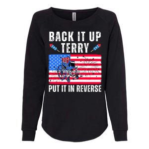 Back It Up Terry Put It In Reverse 4th Of July Usa Womens California Wash Sweatshirt