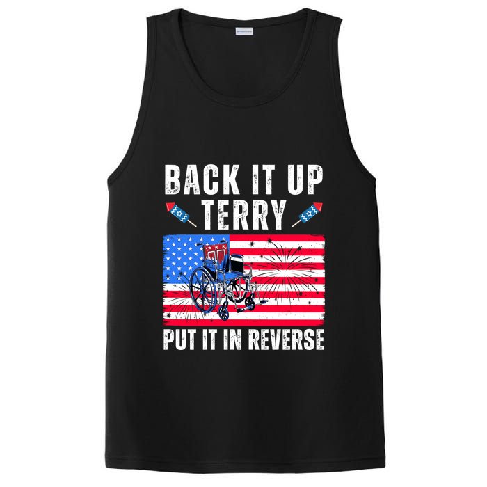 Back It Up Terry Put It In Reverse 4th Of July Usa PosiCharge Competitor Tank