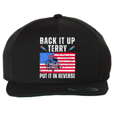 Back It Up Terry Put It In Reverse 4th Of July Usa Wool Snapback Cap