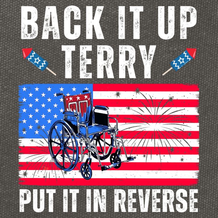 Back It Up Terry Put It In Reverse 4th Of July Usa Cotton Canvas Backpack