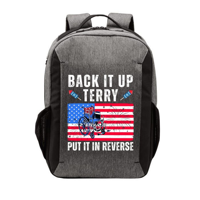 Back It Up Terry Put It In Reverse 4th Of July Usa Vector Backpack
