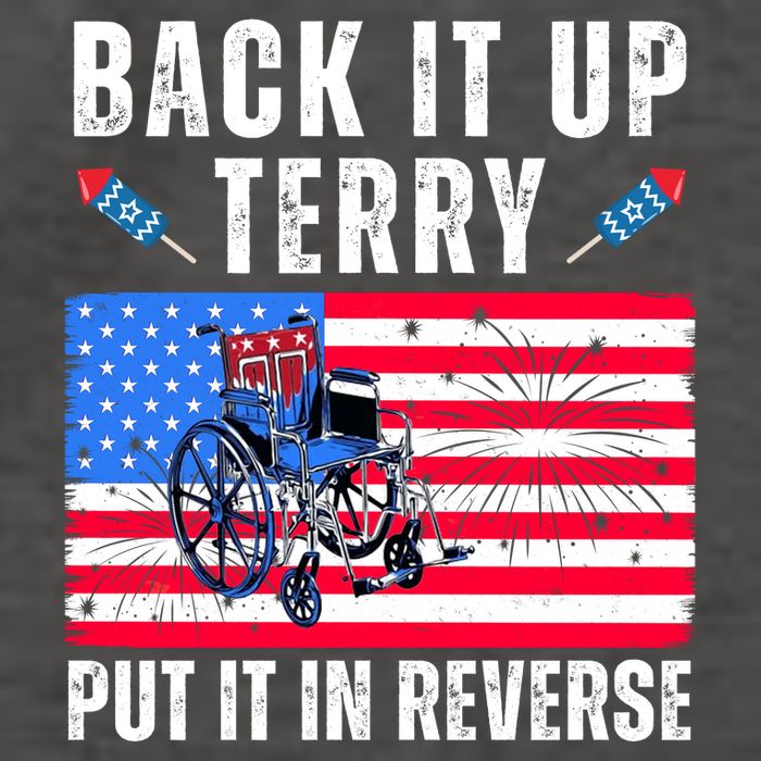 Back It Up Terry Put It In Reverse 4th Of July Usa Vector Backpack