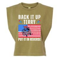 Back It Up Terry Put It In Reverse 4th Of July Usa Garment-Dyed Women's Muscle Tee