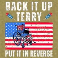 Back It Up Terry Put It In Reverse 4th Of July Usa Garment-Dyed Women's Muscle Tee