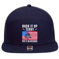 Back It Up Terry Put It In Reverse 4th Of July Usa 7 Panel Mesh Trucker Snapback Hat