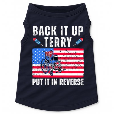 Back It Up Terry Put It In Reverse 4th Of July Usa Doggie Tank