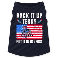 Back It Up Terry Put It In Reverse 4th Of July Usa Doggie Tank