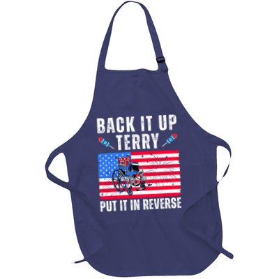 Back It Up Terry Put It In Reverse 4th Of July Usa Full-Length Apron With Pockets
