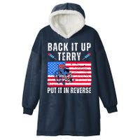 Back It Up Terry Put It In Reverse 4th Of July Usa Hooded Wearable Blanket