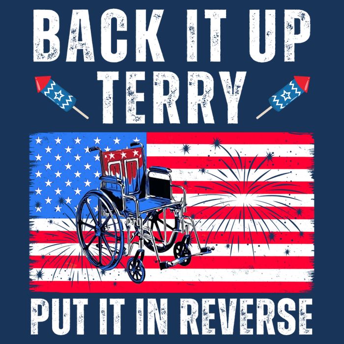 Back It Up Terry Put It In Reverse 4th Of July Usa Drawstring Bag
