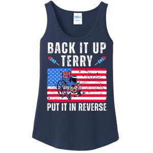 Back It Up Terry Put It In Reverse 4th Of July Usa Ladies Essential Tank