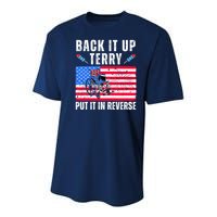 Back It Up Terry Put It In Reverse 4th Of July Usa Youth Performance Sprint T-Shirt
